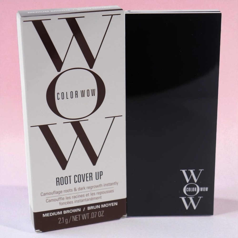 New Color Wow Root Cover Up Medium Brown Hair Powder Touch Warm Brunette